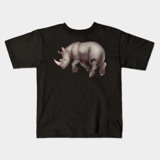 Cozy Rhinoceros Kids T-Shirt